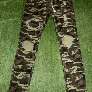 Camouflage Skinny Jeans
